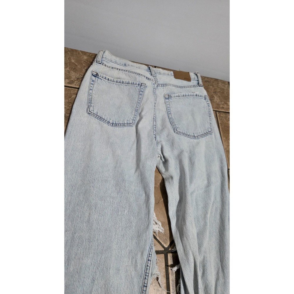 Aeropastle 90s Bagay Light Wash Distress Jeans Size 8 - Picture 2 of 2